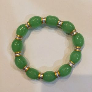 Green and gold bracelet